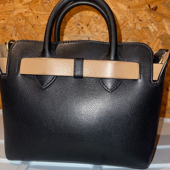 BURBERRY The Mini Leather Triple Stud Belt Bag In Black - Picture 7 of 15